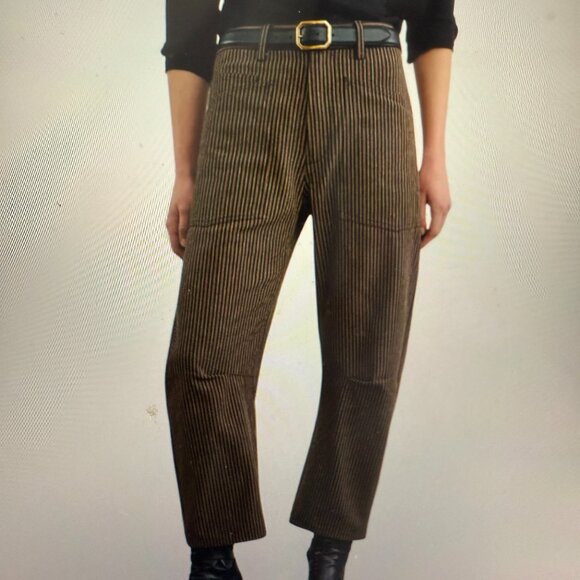 Nili Lotan Shon Jean in Vintage Railroad Stripe Size 25 - Picture 1 of 11